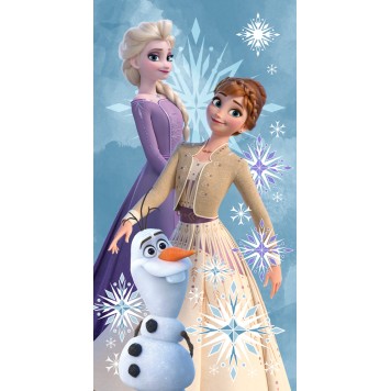 Disney Frozen Olaf and the Sisters bath towel, beach towel 70x140 cm