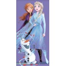 Disney Frozen Purple bath towel, beach towel 70x140 cm