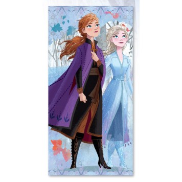 Disney Frozen Sisters bath towel, beach towel 70x137 cm (Fast Dry)