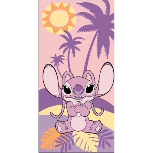 Disney Lilo and Stitch Paradise bath towel, beach towel 70x140cm (Fast Dry)