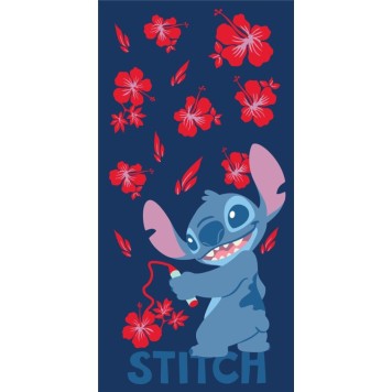 Disney Lilo and Stitch Flower Doodles Bath Towel, Beach Towel 70x140cm