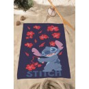 Disney Lilo and Stitch Flower Doodles Bath Towel, Beach Towel 70x140cm