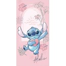 Disney Lilo and Stitch Heart bath towel, beach towel 70x140cm (Fast Dry)