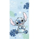 Disney Lilo and Stitch Ohana Blue Bath Towel, Beach Towel 70x140cm