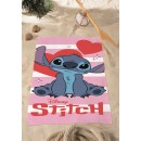 Disney Lilo and Stitch Sparkling Heart Bath Towel, Beach Towel 70x140cm