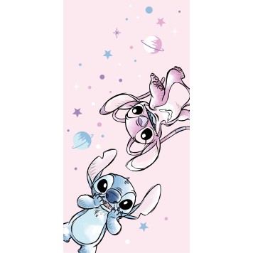 Disney Lilo and Stitch Universe bath towel, beach towel 70x140cm (Fast Dry)