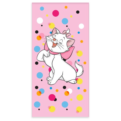 Disney Marie Bubbles bath towel, beach towel 60x120cm