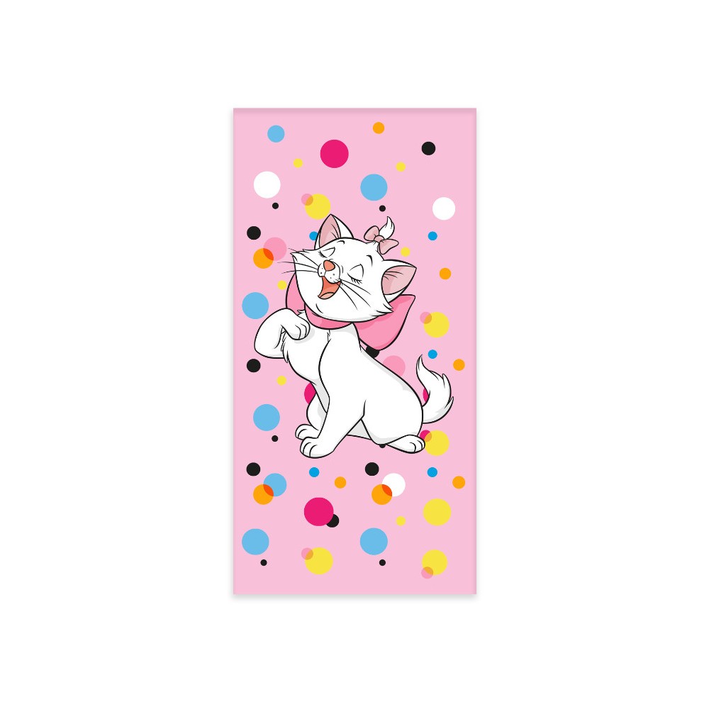 Disney Marie Bubbles bath towel, beach towel 60x120cm