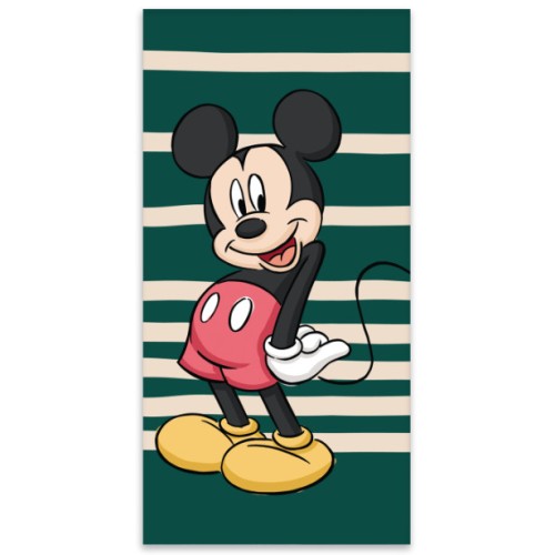 Disney Mickey  Green bath towel, beach towel 60x120cm