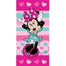 Disney Minnie  Hearts bath towel, beach towel 70x140cm