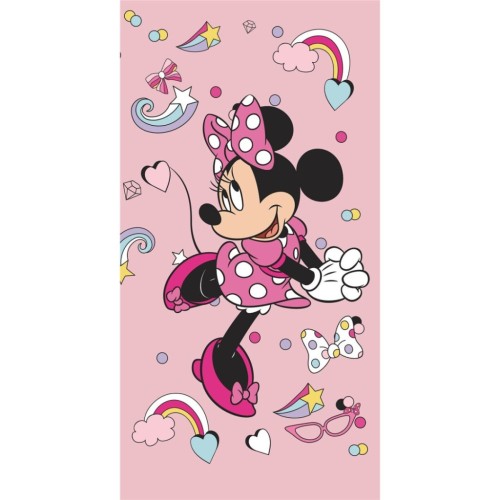 Disney Minnie bath towel, beach towel 70x140cm (Fast Dry)