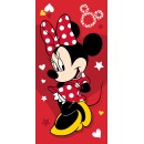 Disney Minnie  Pretty in Red bath towel, beach towel 70x140cm