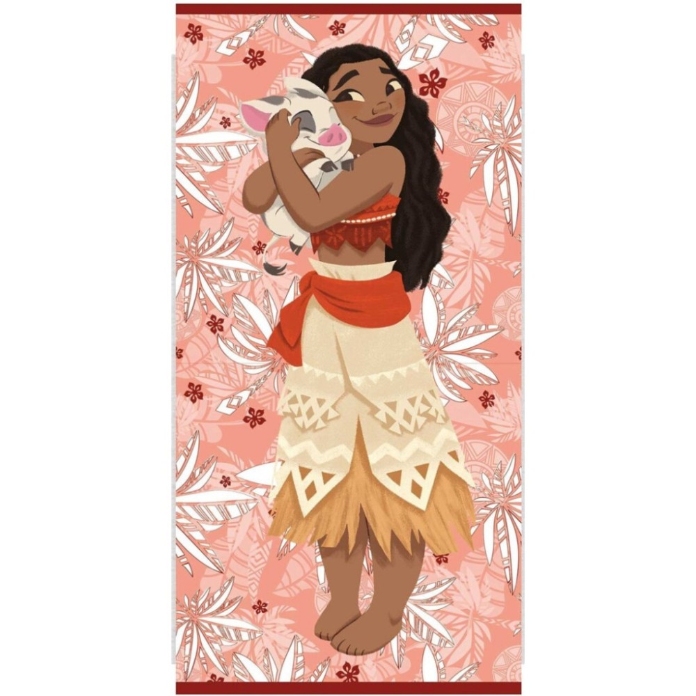 Disney Vaiana Pua bath towel, beach towel 70x140cm (Fast Dry)