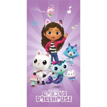 Gabby's Dollhouse bath towel, beach towel 70x140cm