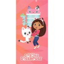 Gabby's Dollhouse Dream House bath towel, beach towel 70x140cm (Fast Dry)