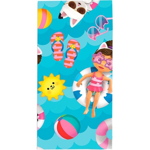 Gabby's Dollhouse Summer bath towel, beach towel 70x140cm