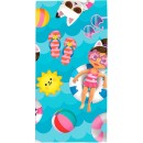 Gabby's Dollhouse Summer bath towel, beach towel 70x140cm