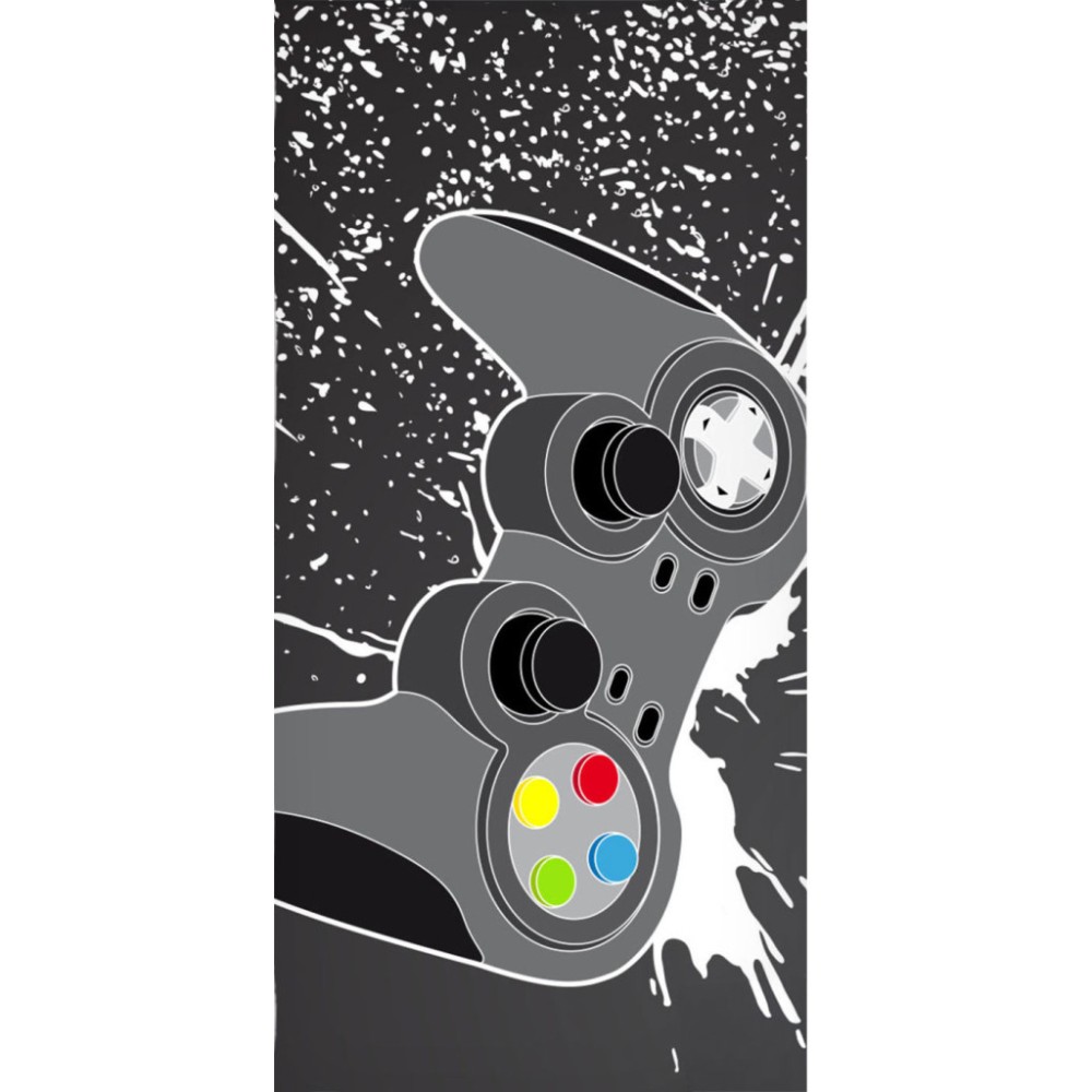 Gamer Console bath towel, beach towel 70x140cm