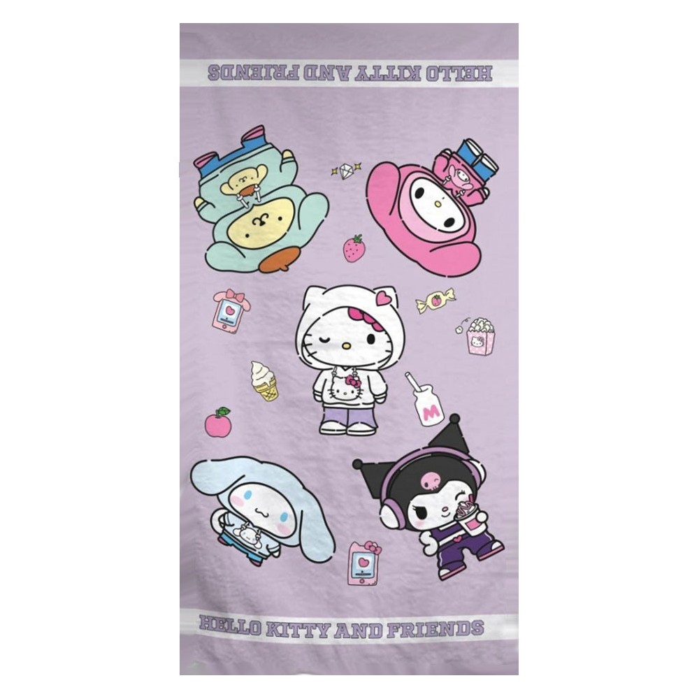 Hello Kitty Friends beach towel 90x170cm