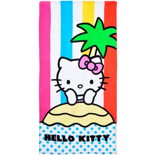 Hello Kitty Island bath towel, beach towel 70x140cm