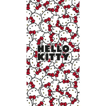 Hello Kitty Red Bows bath towel, beach towel 70x140cm