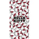 Hello Kitty Red Bows bath towel, beach towel 70x140cm