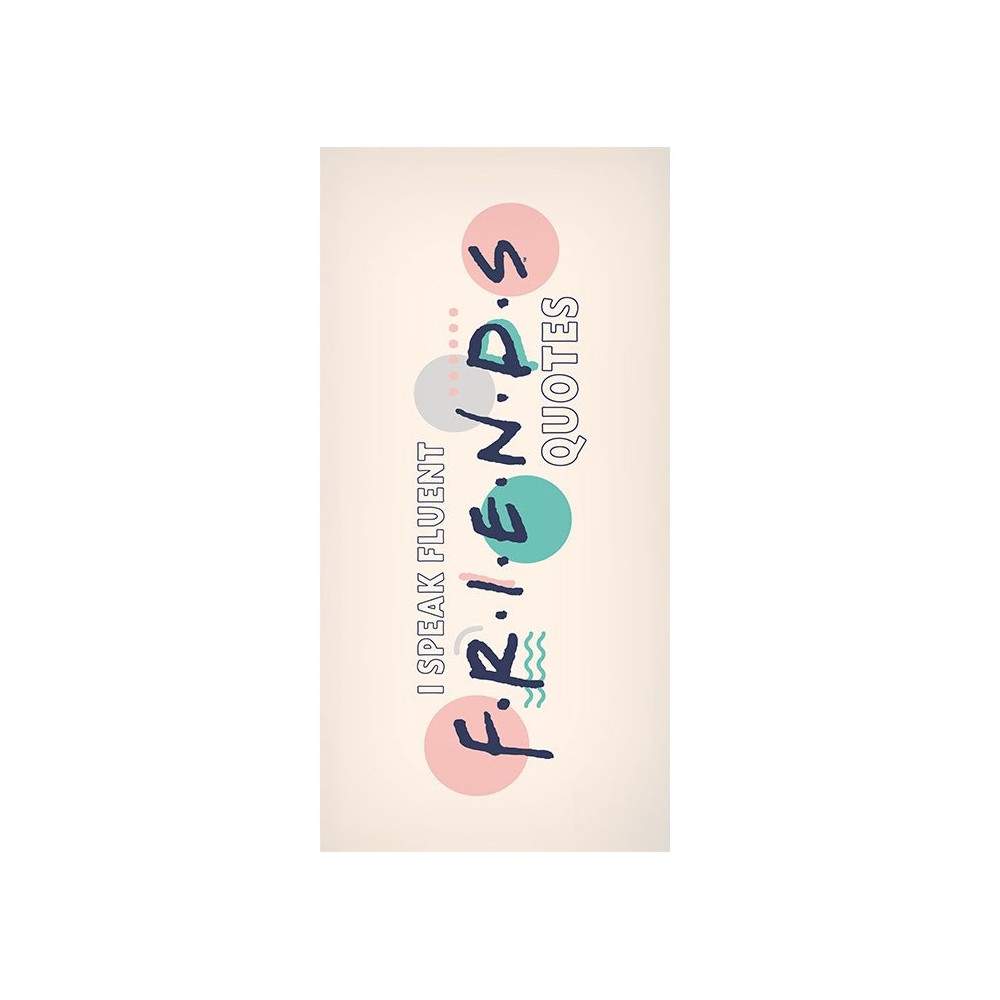 Friends Quotes bath towel, beach towel 70x140cm