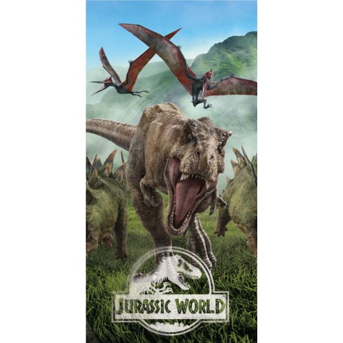 Jurassic World Forest bath towel, beach towel 70*140cm