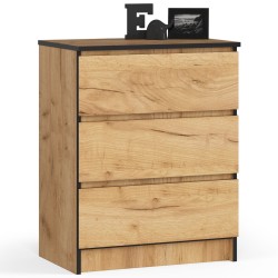 KOMODA K60 3SZ CLP DĄB CRAFT