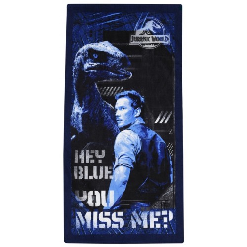Jurassic World Hey Blue bath towel, beach towel 70x140cm