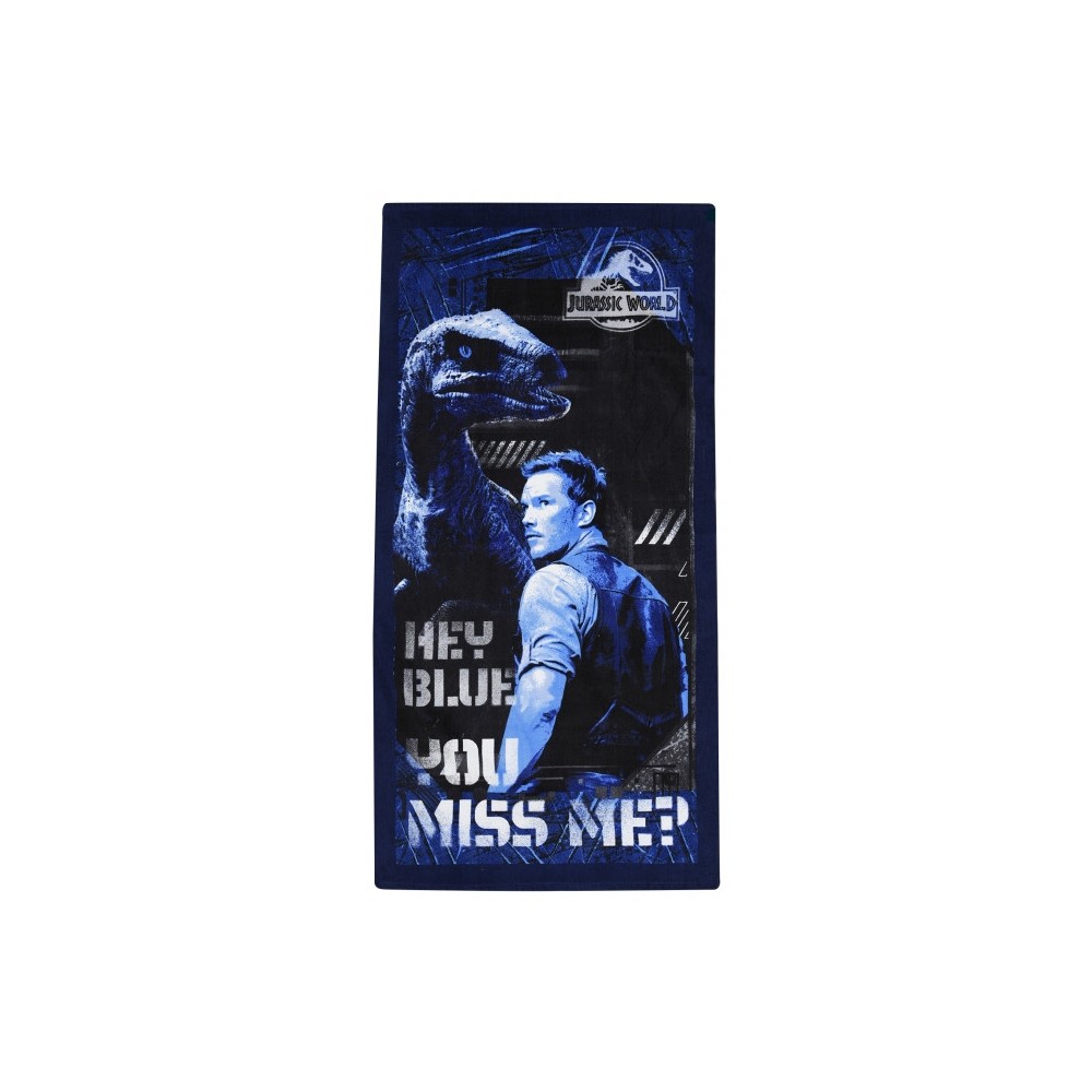 Jurassic World Hey Blue bath towel, beach towel 70x140cm
