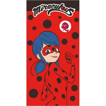 Miraculous Ladybug bath towel, beach towel 70*140cm (Fast Dry)