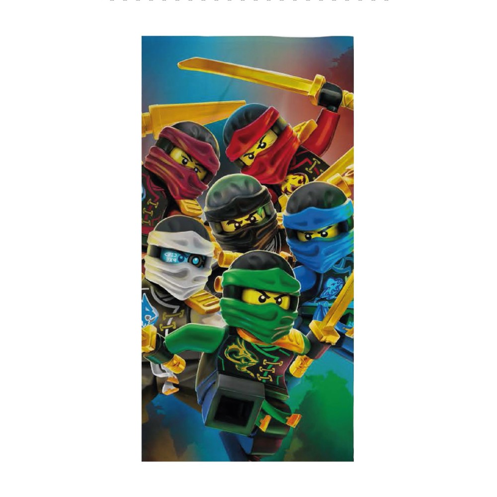 Lego Golden Weapons Ninjago bath towel, beach towel 70x140cm (Fast Dry)