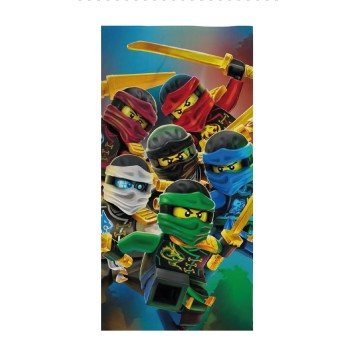 Lego Golden Weapons Ninjago bath towel, beach towel 70x140cm (Fast Dry)