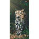 Leopard bath towel, beach towel 70*140cm