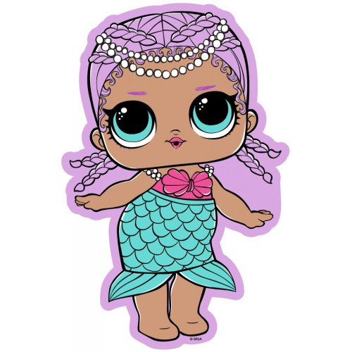 LOL Surprise shape bath towel, beach towel 140x92 cm (Fast Dry)