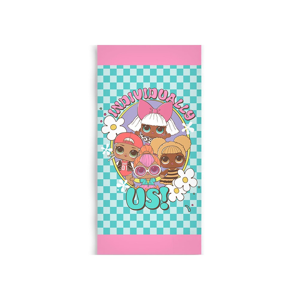 LOL Surprise Individually bath towel, beach towel 70x140cm