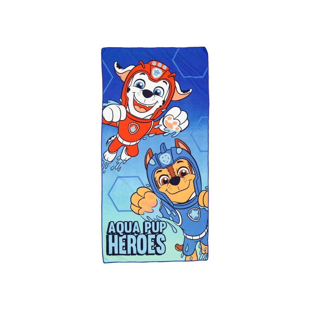 Paw Patrol Aqua beach towel 60x120 cm (Fast Dry)