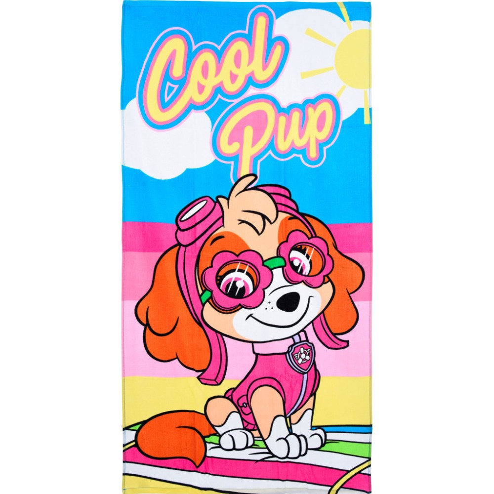 Paw Patrol Cool Pup bath towel, beach towel 70x140cm