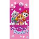 Paw Patrol Girl Power bath towel, beach towel 70x140cm