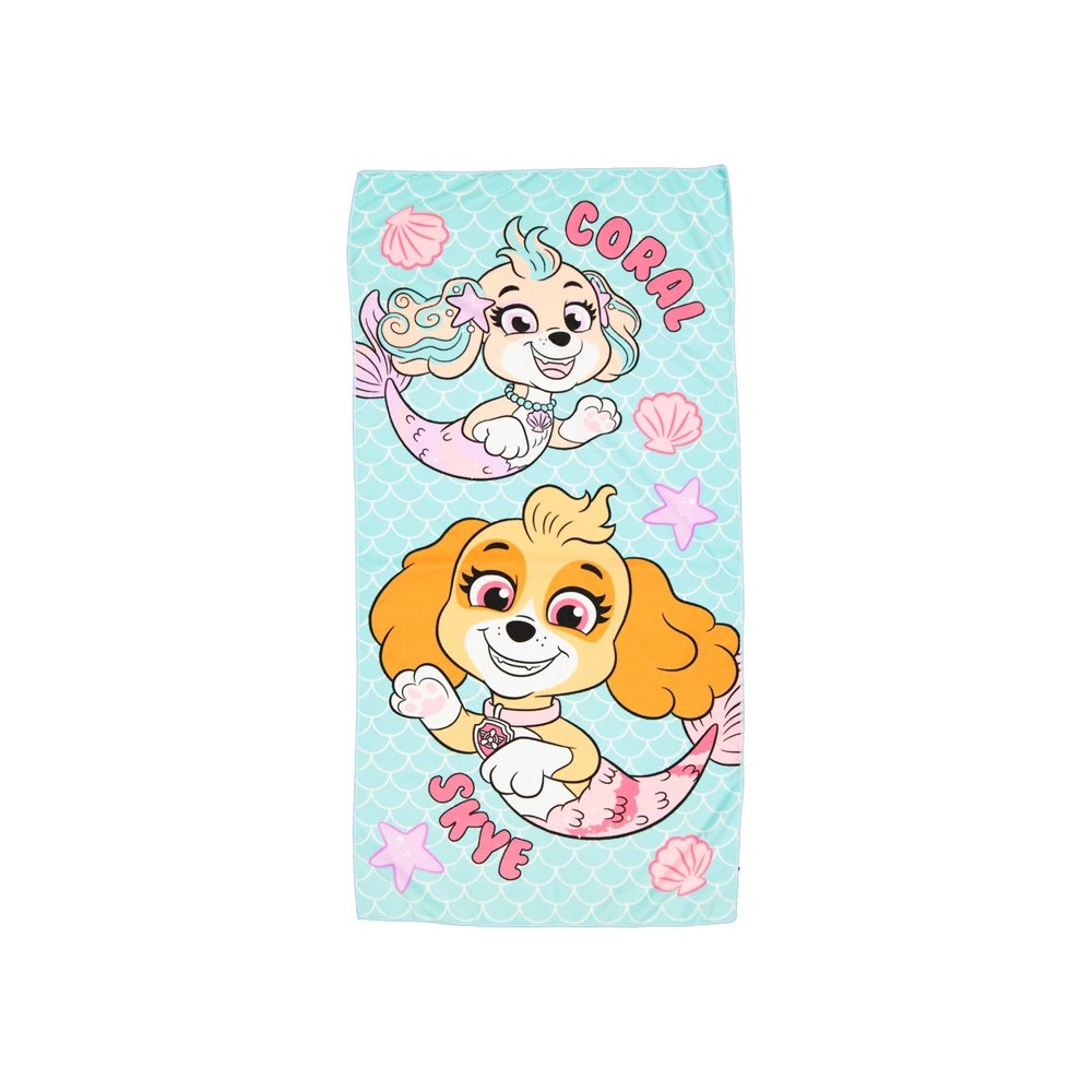 Paw Patrol Mermaid beach towel 60x120 cm (Fast Dry)