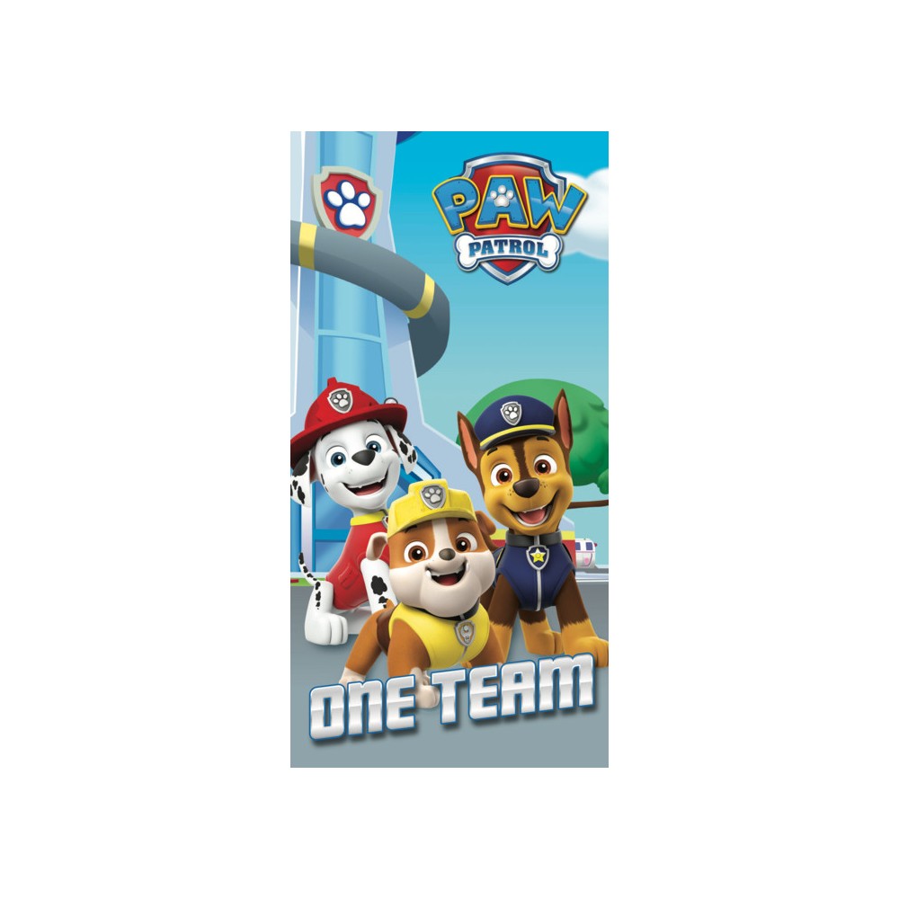 Paw Patrol One Team Bath Towel, Beach Towel 70x140cm