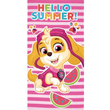 Paw Patrol Summer bath towel, beach towel 70x140cm (Fast Dry)