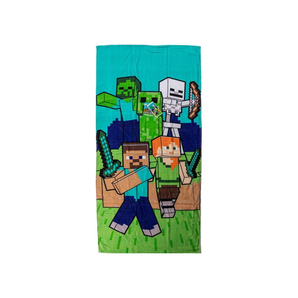 Minecraft bath towel, beach towel 70x140cm