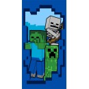 Minecraft Beware bath towel, beach towel 70x140cm