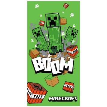 Minecraft Boom bath towel, beach towel 70x140cm