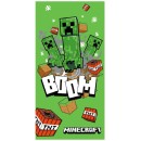 Minecraft Boom bath towel, beach towel 70x140cm