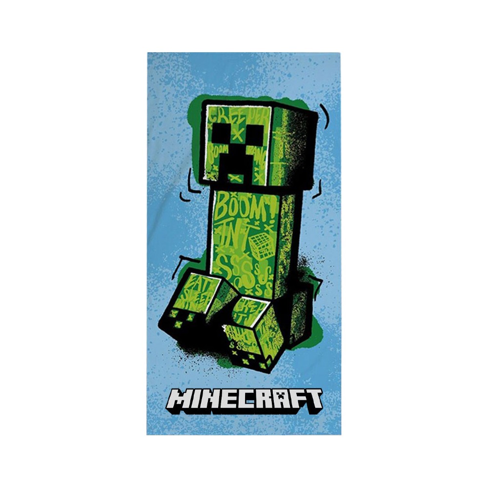 Minecraft bath towel, beach towel 70x140cm