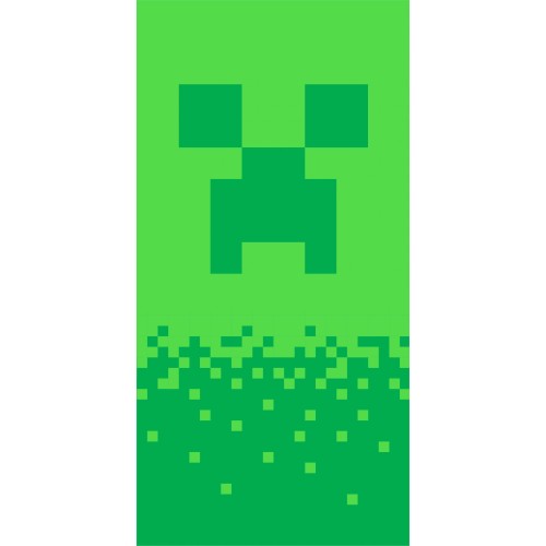 Minecraft bath towel, beach towel Digital Creeper 70*140cm