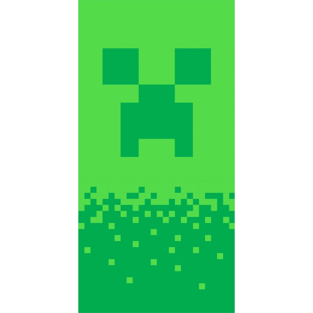 Minecraft bath towel, beach towel Digital Creeper 70*140cm